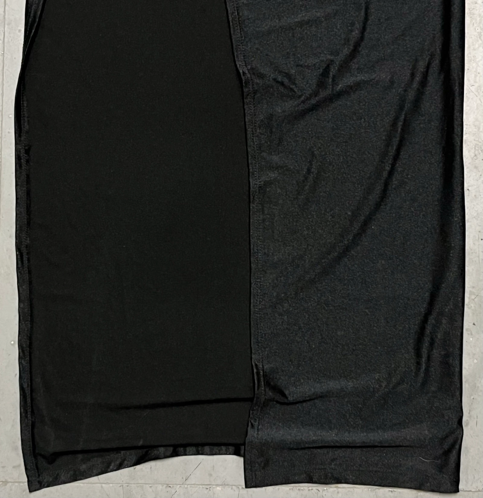Vestido largo negro abierto  – photo 6